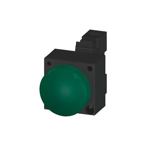 Indicatore Luminoso Verde Con Led 230V Ac (Siemens Cod. 3Sb32526Aa40)
