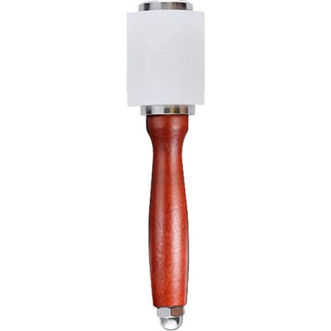Marteau à sculpter le cuir, maillet pour le travail du cuir (DIY), tige à coudre en cuir de vachette, manche droit en plastique et bois (1/5)