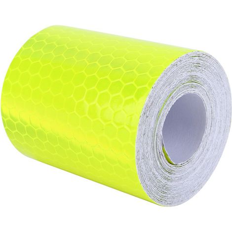 Ruban adhésif réfléchissant fluorescent de sécurité pure pour voiture, rouleau de 300 cm (1/5)