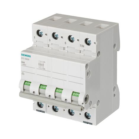 Ausschalter Grau 63 A 3 Schließer Siemens 5TL16630 (1/2)