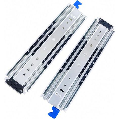 Glissières de tiroir robustes avec verrouillage, capacité 500 lb, à 3 (1/5)