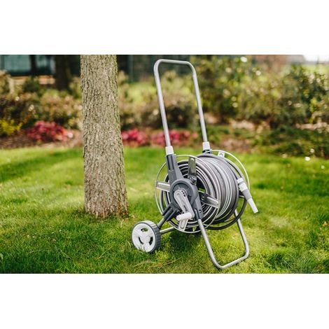 Set di tubo da giardino bianco argento da 20 m + accessori di collegamento bradas 2389 (1/2)