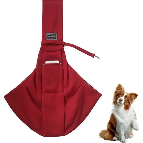 Sac réversible pour animaux de compagnie, pochette souple et sac fourre-tout, idéal pour les chiots, les petits chiens et les chats lors des voyages en plein air. (1/4)