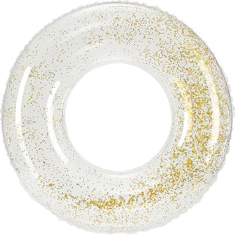 (70) Bouée gonflable, tube de natation en PVC, adapté aux loisirs aquatiques d'été dans les piscines de plage.