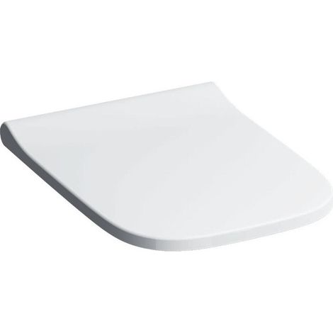 Siège de toilette Smyle Square, design mince, avec fermeture en douceur