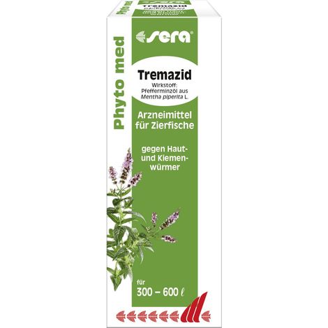 Sera Arzneimittel für Zierfische Phyto med Tremazid 30 ml Heilmittel