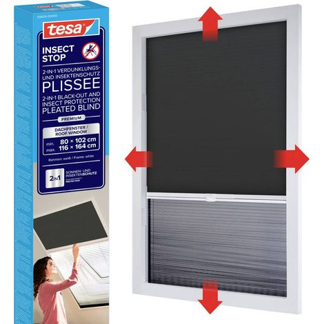 tesa Insect Stop 55805-00000-00 Zanzariera per lucernari (L x A) 1.16 m x 1.64 m Antracite 1 pz. (1/5)