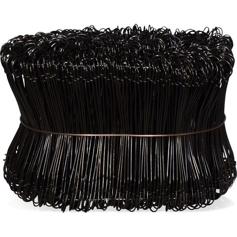 Edma – Lien à boucles recuit 1,1 mm x 200 mm – Acier recuit pour ligaturage – 1000 pcs – 962449