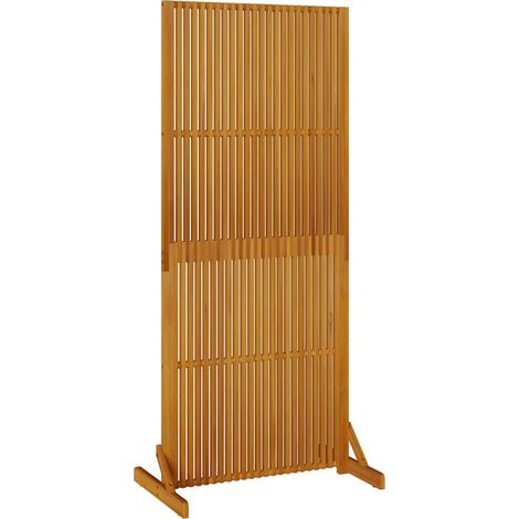 Paravent d'intérieur/extérieur 180,5 cm en bois d'acacia massif vidaXL