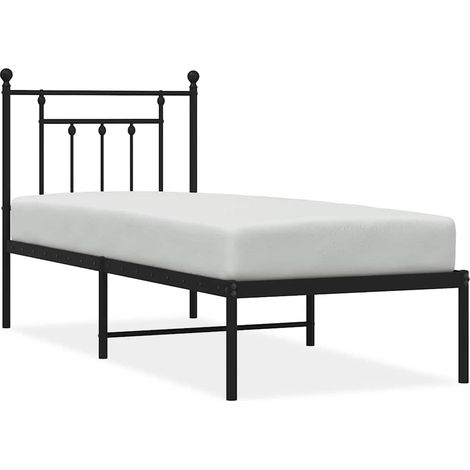 Maison Exclusive - Estructura cama sin colchón con cabecero metal (1/5)