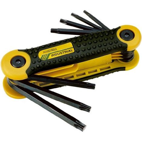 PROXXON 23954 TX TOURNEVIS MULTIFONCTION DE POCHE 8 TÊTES TORX 9 À 40