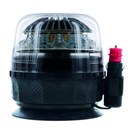 Gyrophare GALAXY magnétique 12V – Hauteur 140 mm – Indice de protection IP56 – Support magnétique pour fixation sur véhicules