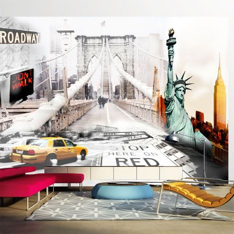 Papier Peint "New York Streets" 70 x 100 cm (1/2)