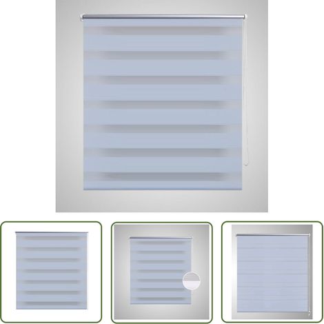 Doppelrollo 80 x 150 cm - Doppelrollo - Lichtdurchlässig - Raffstore - Gardine - Fensterrrollo (1/5)