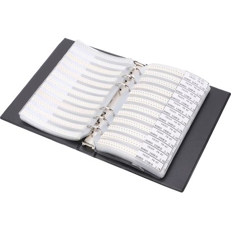 SMD-Widerstandsmusterbuch, 4250 Stück, 170 Werte, Serie 0805, Elektronikbauteil-Set (1/5)
