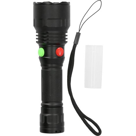 Lampe torche magnétique avec interrupteur à 4 boutons, LED en alliage d'aluminium, couleurs variées, modèle T6 - AquaForge (1/5)
