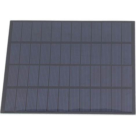 Mini panneau solaire en polysilicium 12 V 3 W, module de chargeur à petites cellules, panneau solaire portable d'extérieur à monter soi-même (1/5)