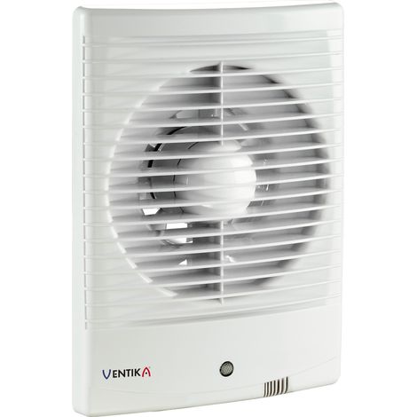 Ventilador axial rectangular para baño Forte de 100 mm, versión con interruptor. (1/3)