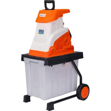 RURIS Broyeur de Végétaux Électrique Expert 150 2600W 4500 tr/min Branches 45 mm Bac 45 L 2 Roues 230V (1/5)