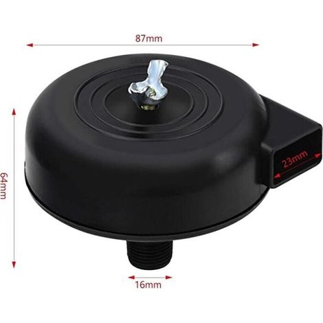 Luftkompressor-Filterschalldämpfer, 3/8"-Gewinde (16 mm), Teile für Luftkompressoren.Gu.B/bon (1/3)