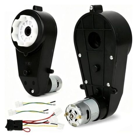 2 Moteurs électriques, Moteur électrique 12V 18A 160W 40000 tr/min RS550 pour Voiture Enfant Moteur électrique Pièces Détachées Voiture Enfant (1/5)