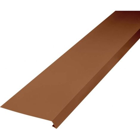 Bande de toit pour gouttière 2m – PVC-U sans plastifiant – Résistant aux intempéries et aux UV – Drainage optimal pour maisons et abris