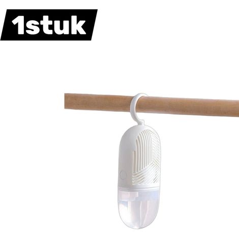 Sac déshumidificateur réutilisable à suspendre dans les placards contre l'humidité et les moisissures blanc (1/4)
