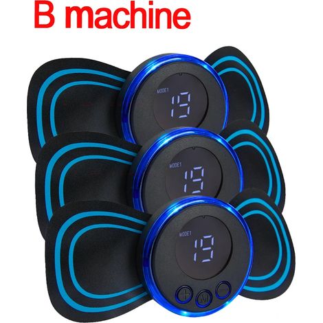 EMS-Nackenmassagegerät (Muskelstimulator) – Niederfrequentes elektrisches Impulspflaster – Entspannungs- und Schmerzlinderungsgerät  01301-AquaForge