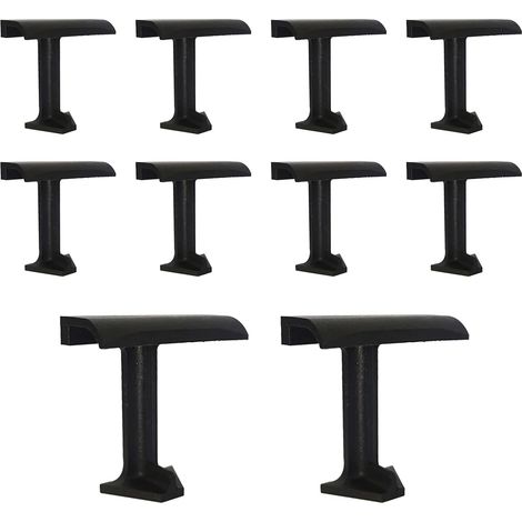 10 Pieces Clips de Drainage de L'eau pour Panneau Solaire 40mm Pince de Guidage D'eau de Panneau Clips de Drainage (1/5)