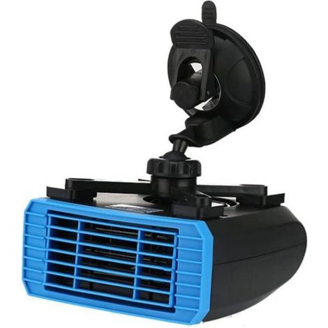 Chauffage Voiture - 12 V 150 W - Ventilation Chaude et Froide - Rotation 360° - Fixation Ventouse - Dimensions 160 x 150 x 65 mm (1/4)