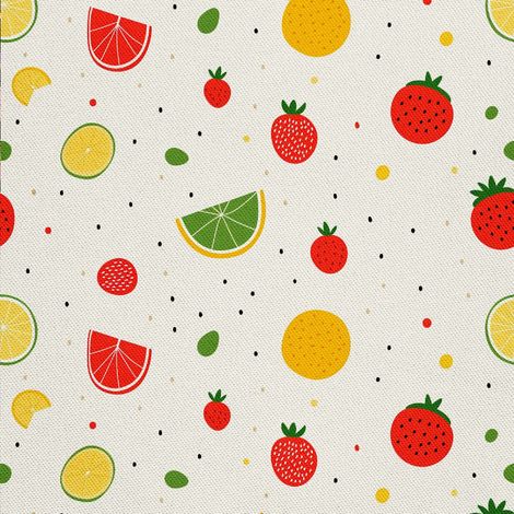 Tela decorativa para exteriores Oxford - Motivo frutal DX6415 (1/5)