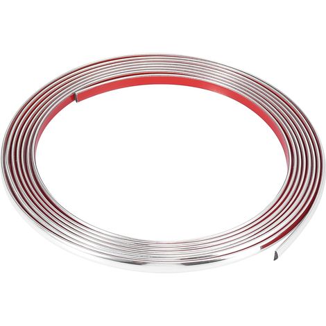 Garniture Bande PVC Chrome Argenté pour Voiture Porte Fenêtre (1/5)