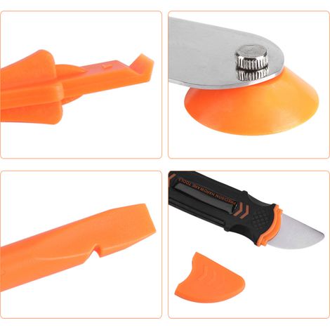 Kit 13-en-1 JAKEMY pour réparation smartphone, outil professionnel d'ouverture écran, jeu de démontage mobile, accessoires atelier, 13 pièces (1/5)