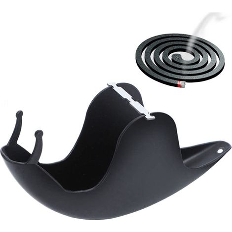 Support Bobine Moustique, Porte Encens Répulsif, Le Noir Spirale Moustique, Support Anti Insectes Portable, Porte Bobine Anti Moustiques, pour La Maison, Chambre à Coucher, l'Extérieur (1/5)