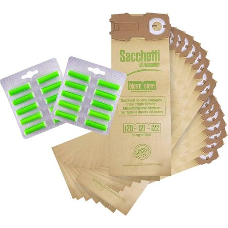 Sacchetti folletto vk 120 vk 121 vk 122 16pz + profumi compatibili (1/4)