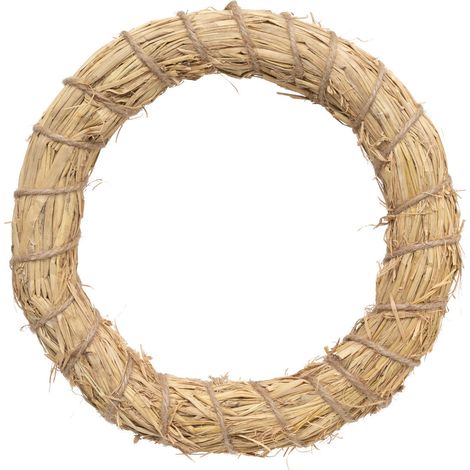 Couronne de Noël en Paille D 25 cm - Feeric Christmas (1/2)