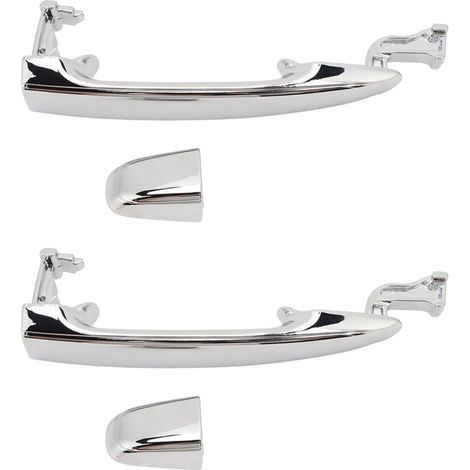 Due maniglie esterne cromate per porte scorrevoli posteriori (sinistra/destra) per modelli Alphard 2003-2008 69230-58010