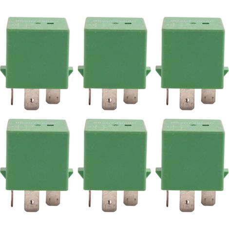Relais Ventilateur Radiateur 12V 35A 5 Broches Vert Compatible 206 207 306 307 406 407 807 (1/4)