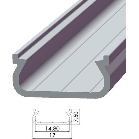 Perfíl Aluminio Tipo ECO P01 2,02M
