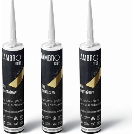 LAMBRO GLUE MONTAGEKLEBER für Leisten und Profile