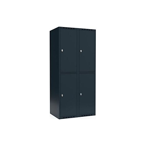 kaiserkraft  Armadietto a due piani Fydor  2 scomparti  grigio (1/3)