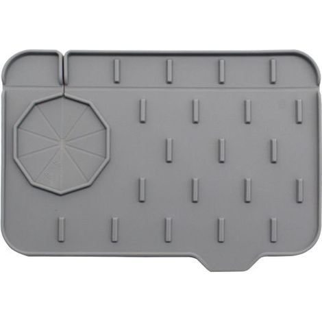 Tapis de robinet en silicone pour évier de cuisine, résistant aux éclaboussures, poignée de robinet en silicone, tapis de séchage anti-goutte pour la protection du comptoir de la cuisine et de la sall (1/5)