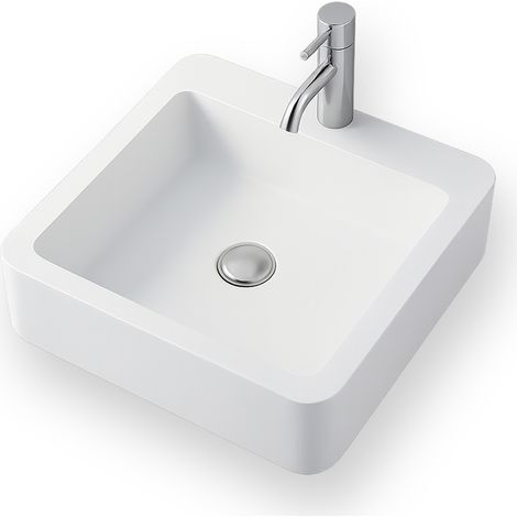 TANAE - LAVABO CUADRADO DE SOBRE ENCIMERA - Lavabo (1/5)