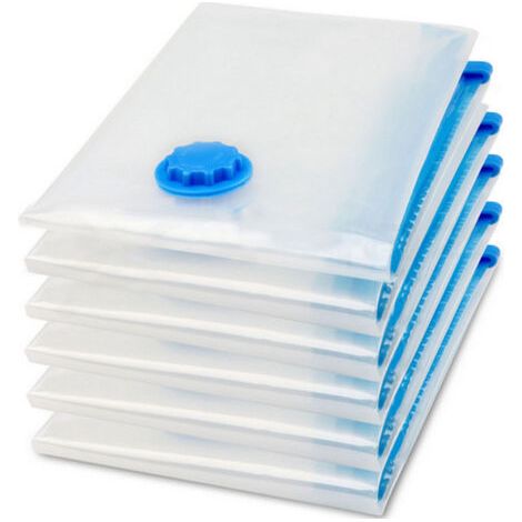 Sacs de rangement sous vide + pompe à vide (lot de 12)