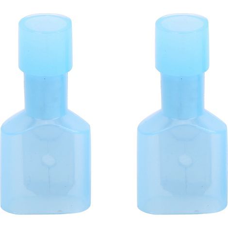 Kit de 120 conectores eléctricos de crimpado rápido TTap, surtido de terminales y accesorios para cables (azul) (1/5)