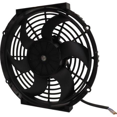 Ventilateur de Refroidissement de Radiateur, Ventilateur de Refroidissement Push-pull ABS Ventilateur de Radiateur électrique de 10 Pouces avec Accessoires d'installation pour (1/5)