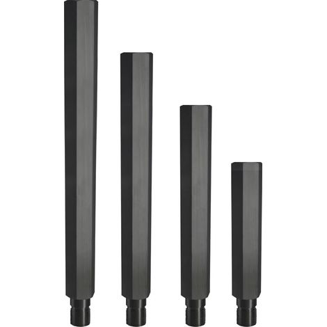 Raccord UNC 1 1/4" 300 mm - Rallonge de couronne de forage - Longueur utile 250 mm - emmanchement en acier 42Cr4 - Pour couronne de forage diamantée (1 pièce) (1/5)