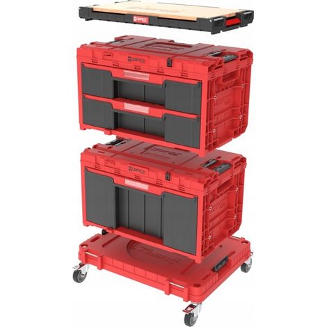 Système qbrick ONE, ensemble d'atelier à tiroirs 7, tiroirs - armoires N2480 (1/3)