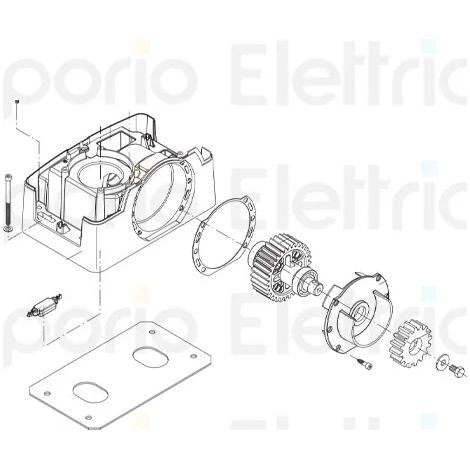 beninca pièce détachée encodeur pour bull20he/hea 968601570 (1/3)