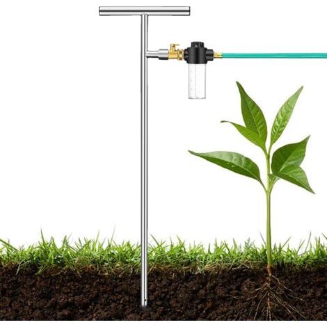 Arroseur de racines profond - Arrosage des racines, système de pieu d'irrigation avec poignée en T - Outil d'arrosage profond des racines - Arrosage profond des racines - Outil d'alimentation des (1/5)
